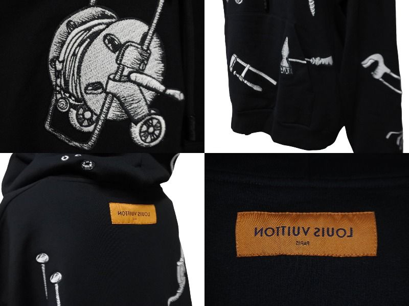 ルイヴィトン パーカー フーディ マルチツール 極美品 LOUIS VUITTON ルイヴィトン パーカー LVマルチツール