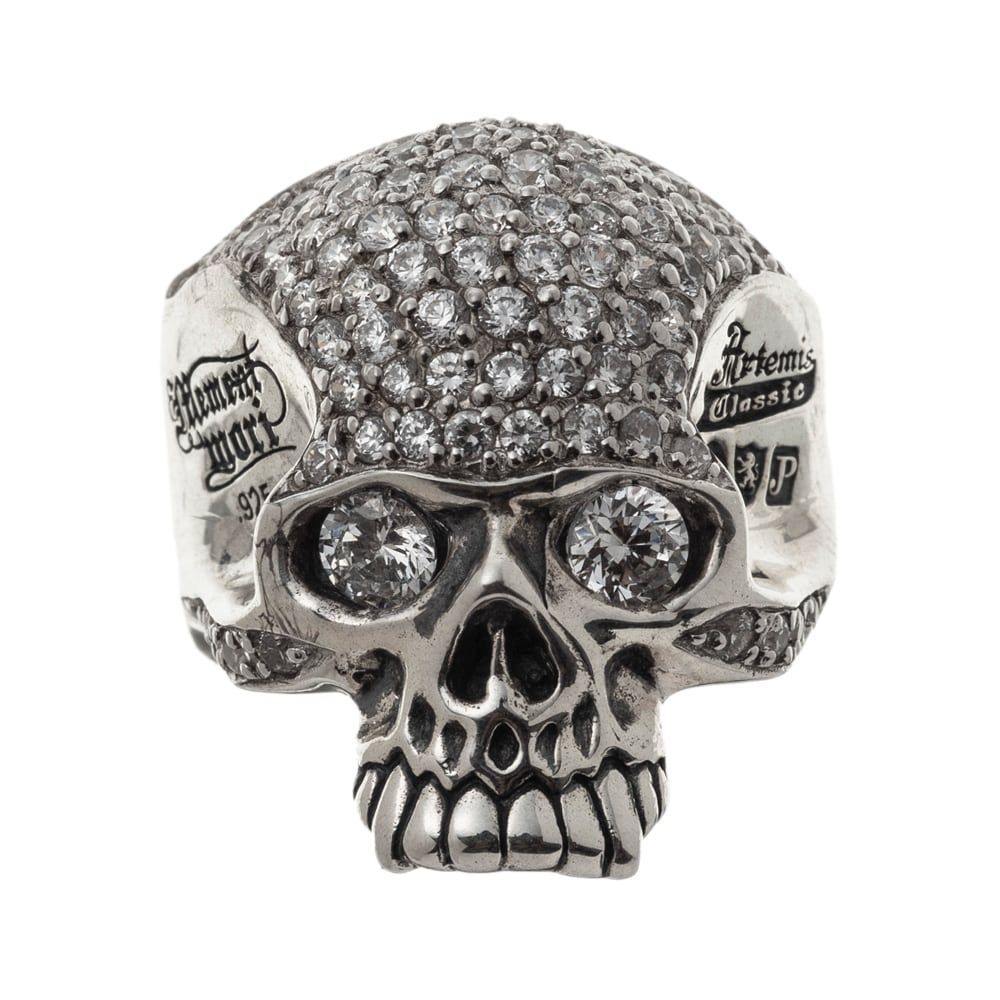 メメントモリスカルリング アルテミスクラシック シルバー ジュエリーブランド