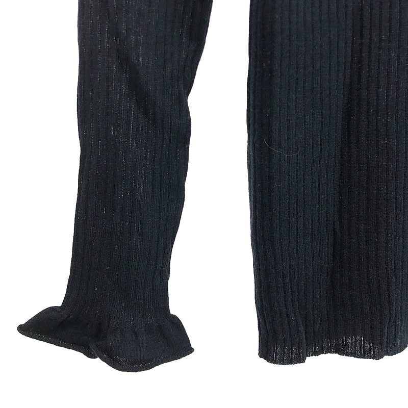 cccmalie / シーマリー | シルク カシミヤ リブ ニット プルオーバー  