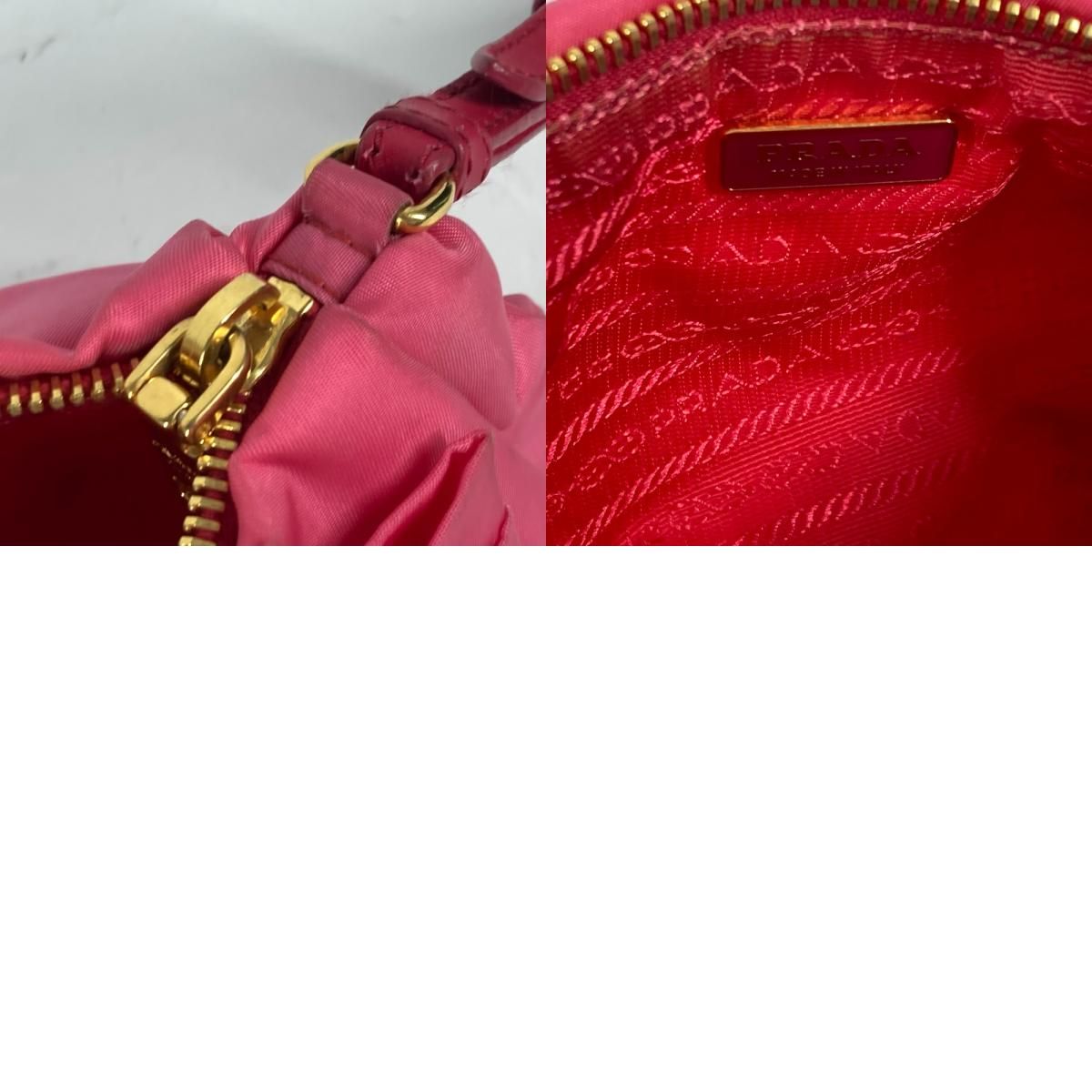 PRADA プラダ クラッチバッグ リボン りぼん ナイロン - メルカリ