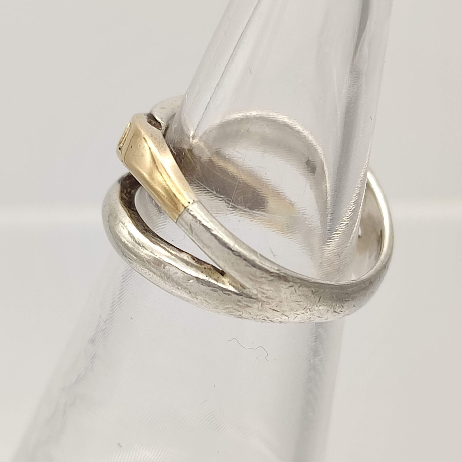 美品】TRUSSARDI トラサルディ ロゴリング K18 SILVER シルバー925 12