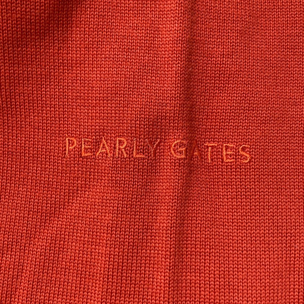 サイズ：5 PEARLY GATES パーリーゲイツ ニットセーター ウール レッド