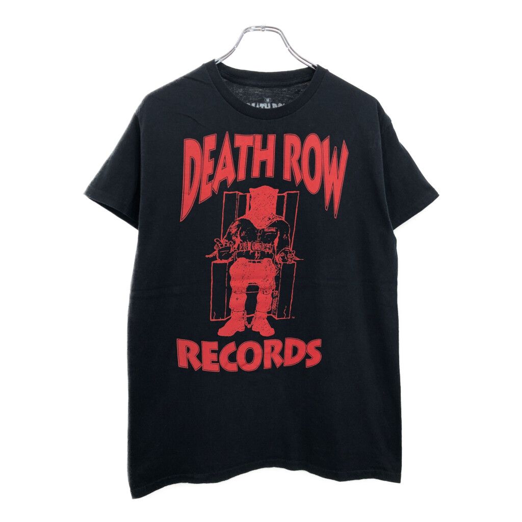 DEATH ROW RECORDS デス・ロウ・レコード 半袖Ｔシャツ ミュージシャン ブラック(メンズ M) 古着 U2962