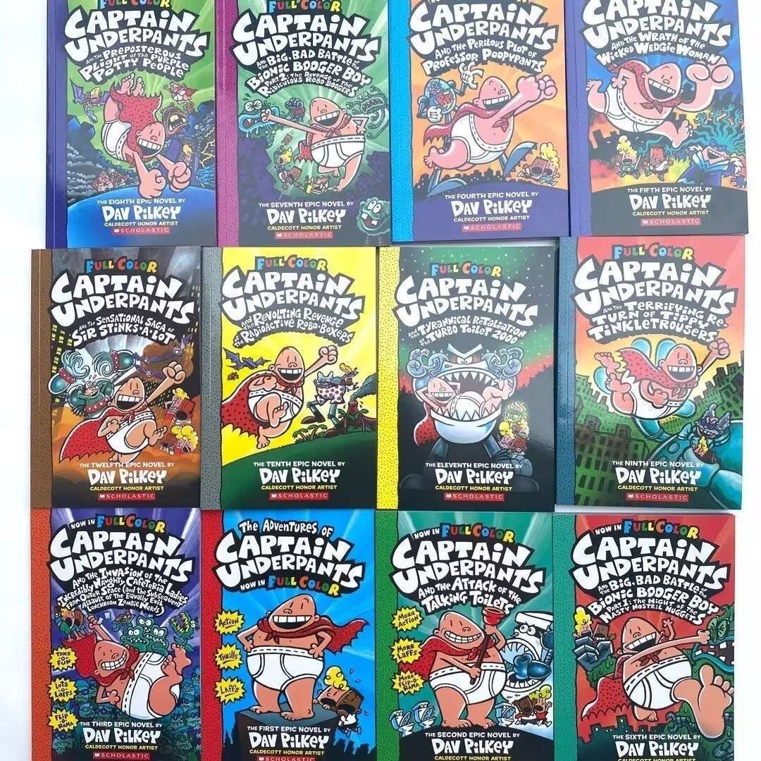 Captain Underpants キャプテン アンダーパンツ 14冊英語絵本