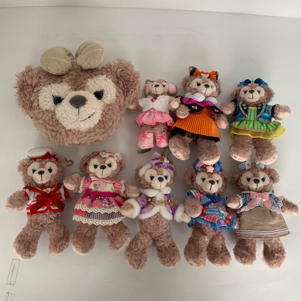 TDR TDS ディズニー シー シェリーメイ ぬいぐるみバッジ キーホルダー パスケース等 まとめ セット