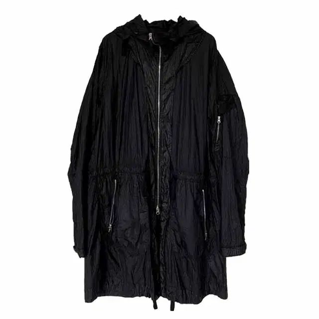 年末年始特価ストーンアイランドシャドウプロジェクト　ナイロンジップJKT 黒　M 年末年始特価ストーンアイランドシャドウプロジェクト ナイロン