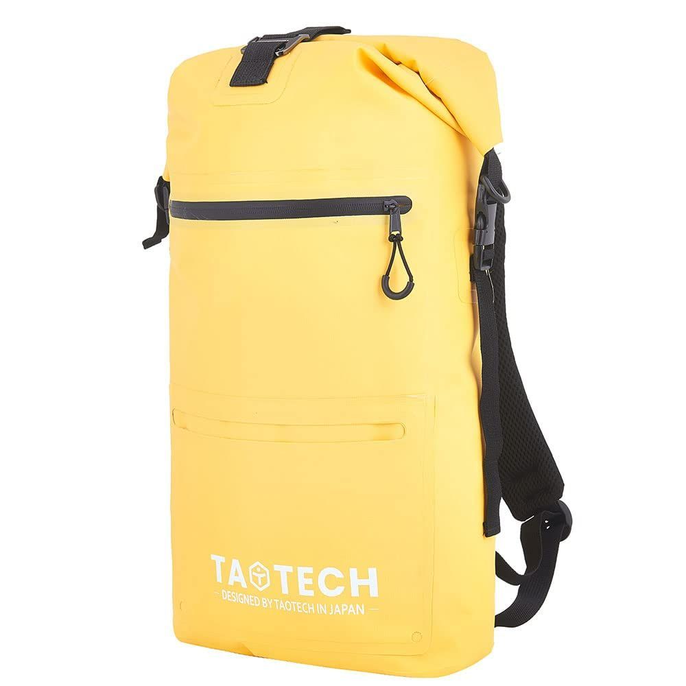 イエロー_30L/スクエアポケット TaoTech スクエア 防水バッグ リュック ...