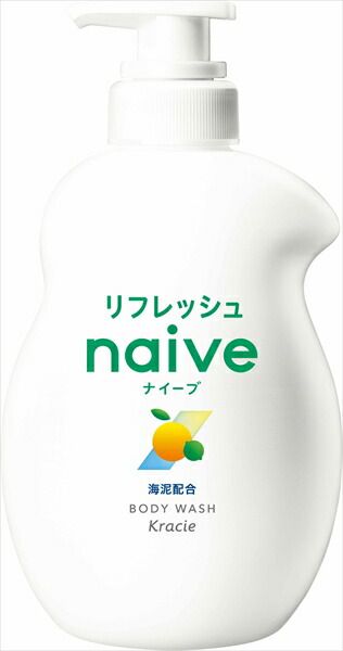 ナイーブ リフレッシュボディソープ（海泥配合）ジャンボ 【クラシエ】 【 ボディソープ 】ナイーブ リフレッシュボディソープ５３０ＭＬ×12点セット