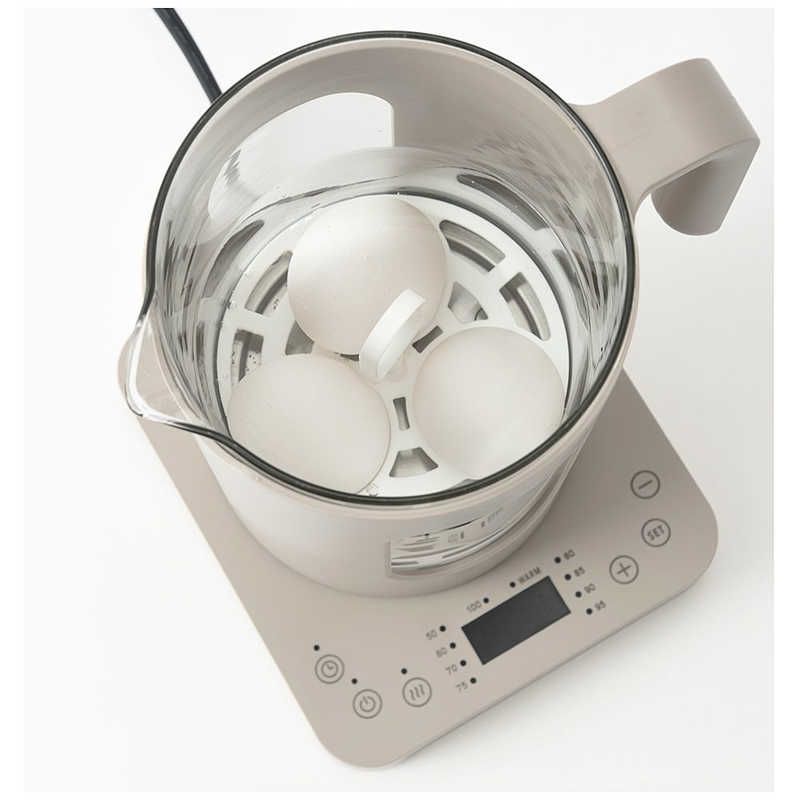 喜んでくれる BRUNO ブルーノ 温度調節マルチケトル BRUNO crassy 1.0L BOE103-WH ホワイト