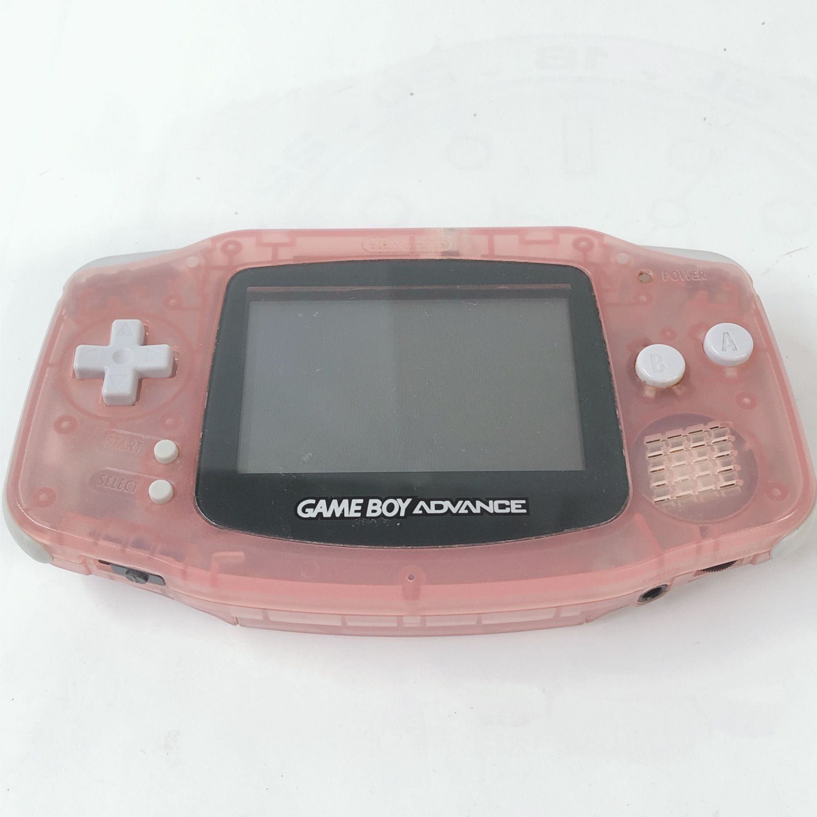 ゲームボーイアドバンス クリアピンク ジャンク品