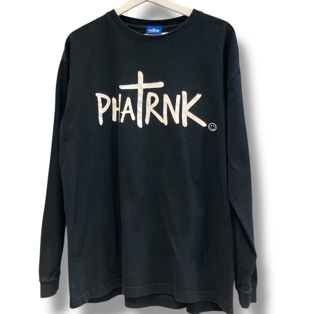 PHATRANK ファットランク ロゴプリントクルーネックロンT 長袖T