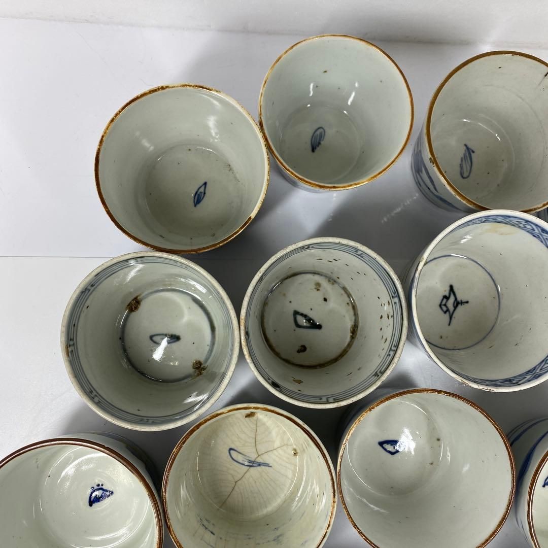 古伊万里 染付 蕎麦猪口18客B 東さ6-1209② - メルカリ