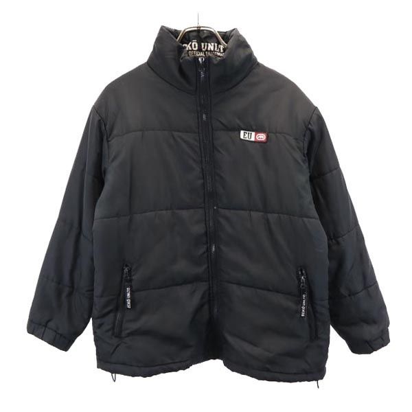エコーアンリミテッド 中綿ジャケット 150 ブラック ECKO UNLTD キッズ 古着 【231118】