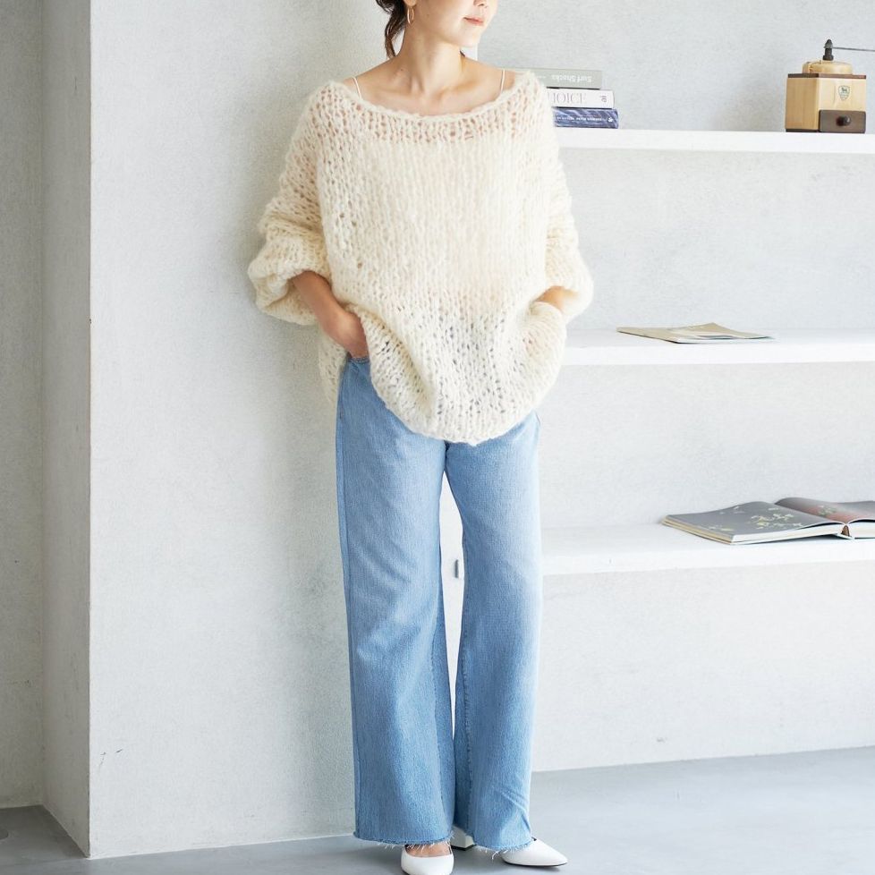 Plage (プラージュ) HAND KNIT ジャンボタムニット 22080922506030