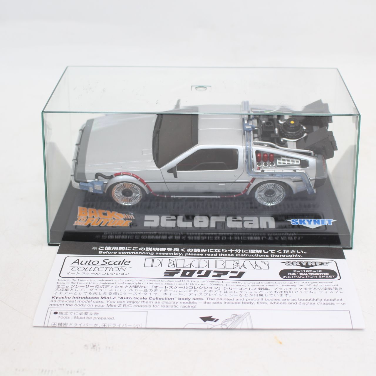 BACK TO THE FUTURE デロリアン ミニッツレーサー用ボディ BACK TO THE FUTURE デロリアン ミニッツレーサー用ボディ
