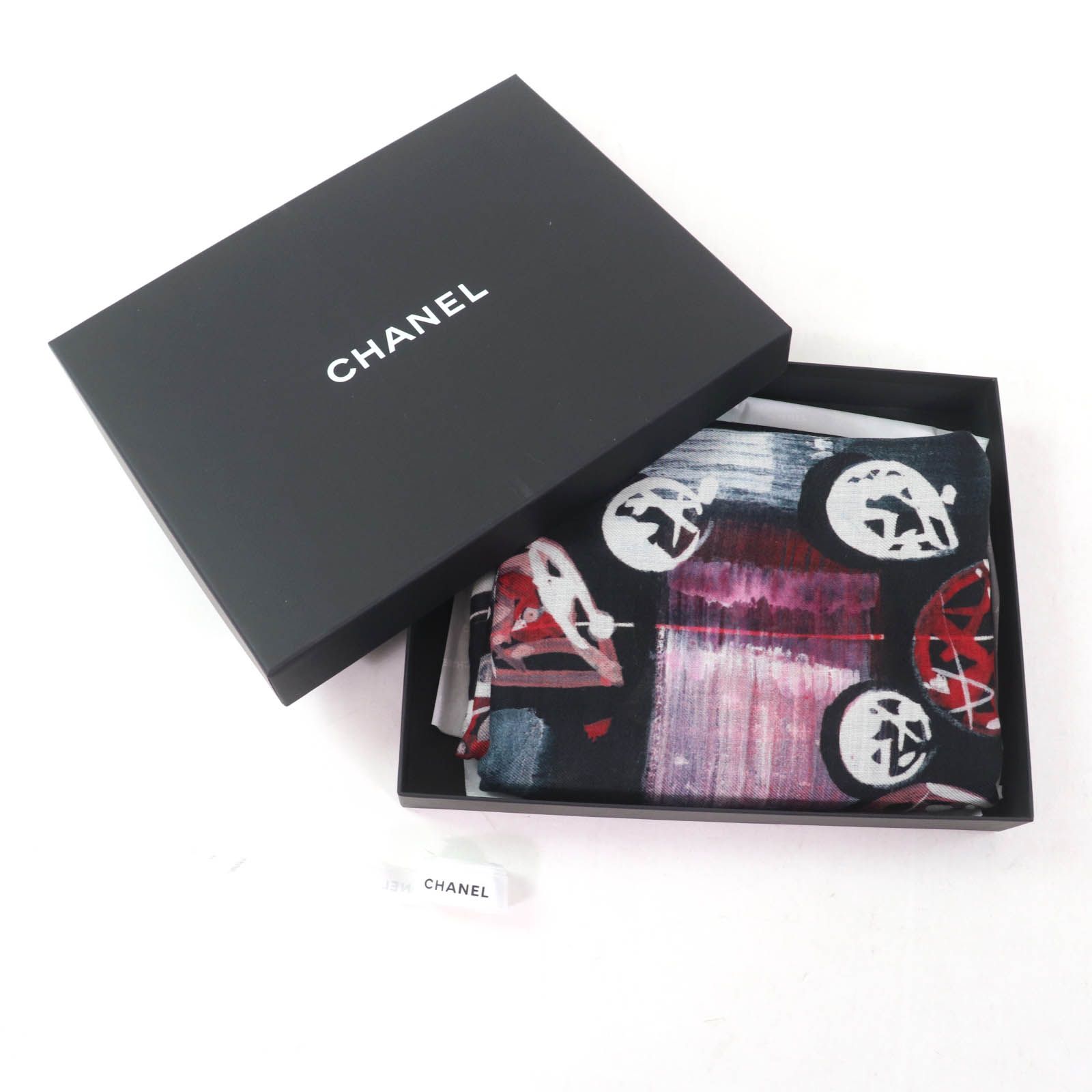 シャネル ストール マフラー カメリア CHANEL マフラー 大判