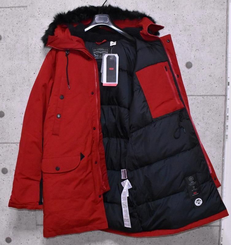 リーバイス N-3B ダウンコート M 定価38500円 レッド BALBOA PARKA