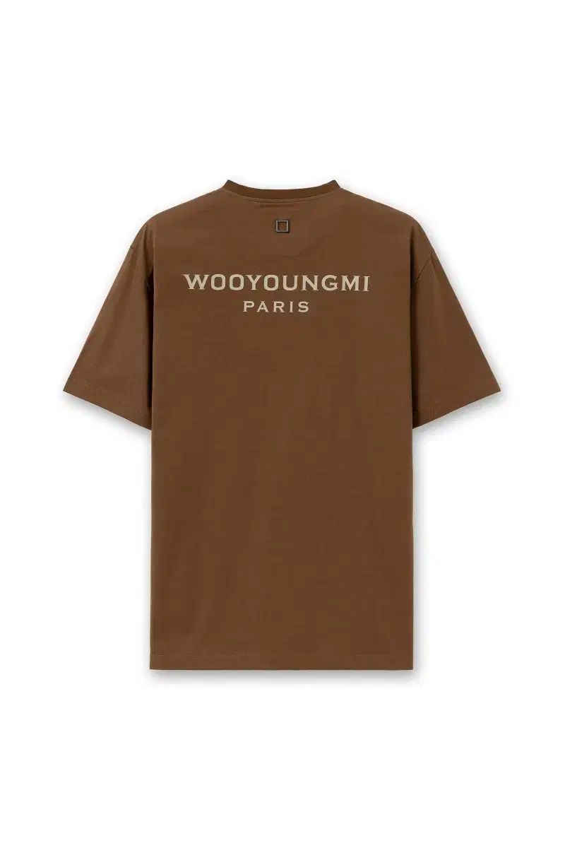 WOOYOUNGMI(ウーヨンミ) 茶色 ロゴ 半袖Tシャツ - メルカリ