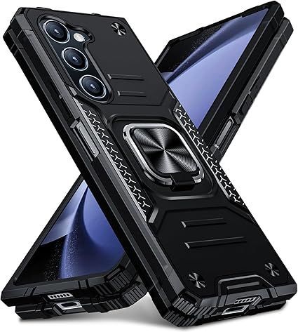 セール，最新作 Galaxy Z Fold5 ケース リング付き 耐衝撃 薄型 PC対応 衝撃吸収 tpu フルプロテクトデザイン 指紋防止 ギャラクシー ゼット フォールド5 ケース 7.6インチ 軽量 レンズ保護 車載ホルダー対応 シリ 応募券