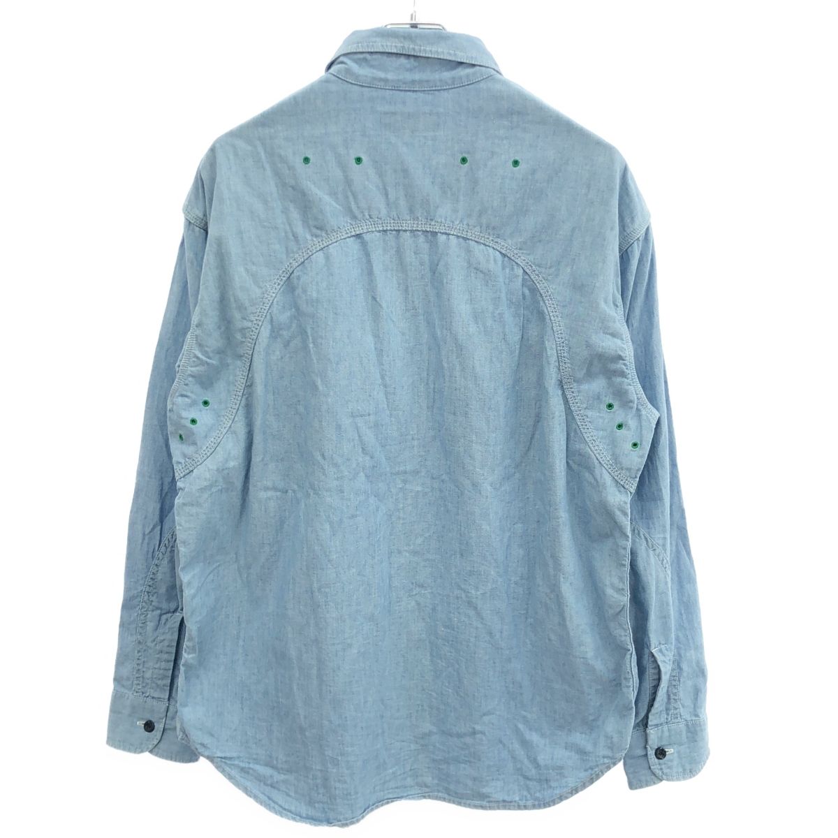 MASSES マシス 25AW CHAMBRAY WORK SHIRT シャンブレーワークシャツ