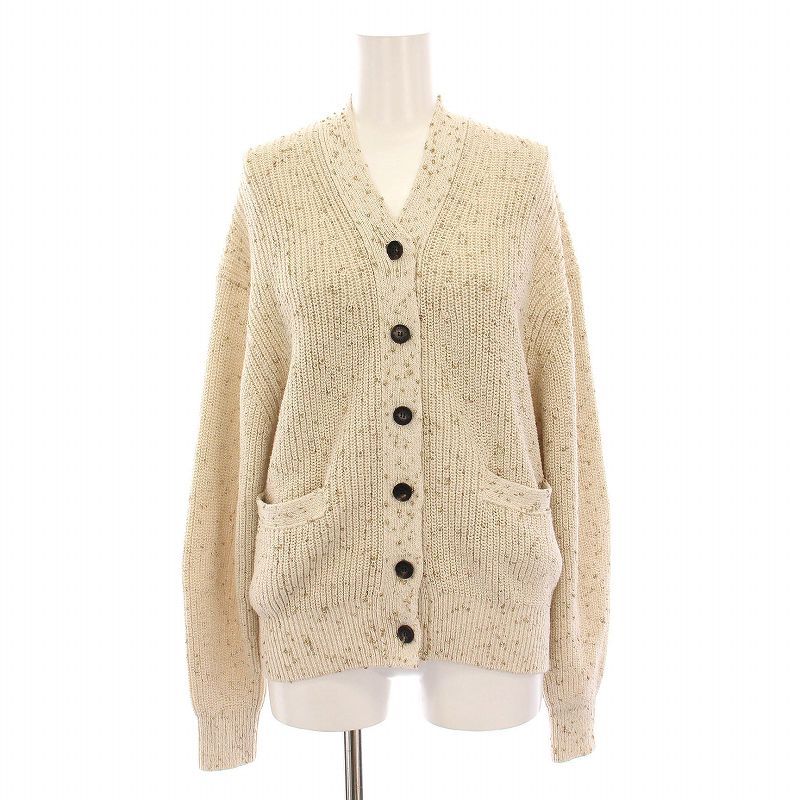 デパリエ DEPAREILLE 25SS Cotton Lame Cardigan コットンラメ