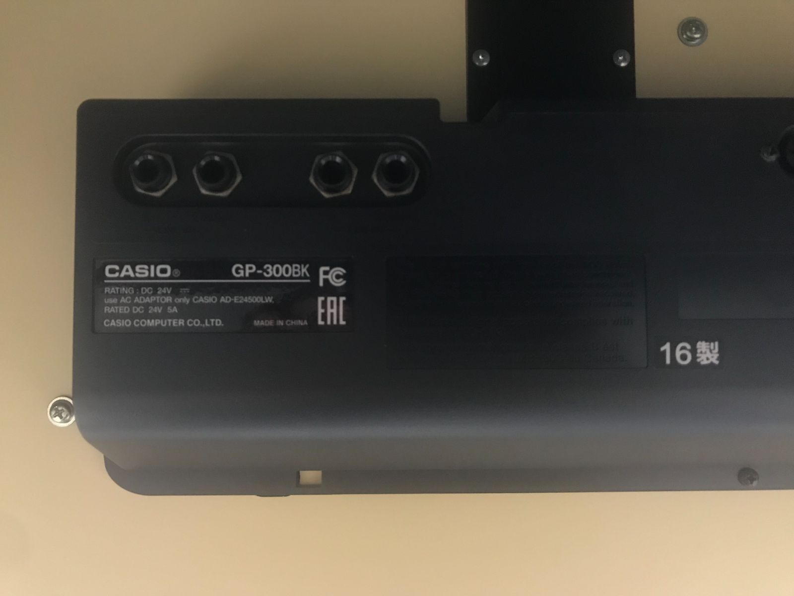 ☆69226【電子ピアノ】CASIO GP300BK 16年製 - メルカリ