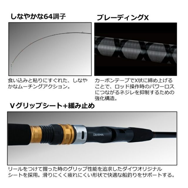 ダイワ シーフレックス 64 50-210・N | 釣具 釣り フィッシング ダイワ