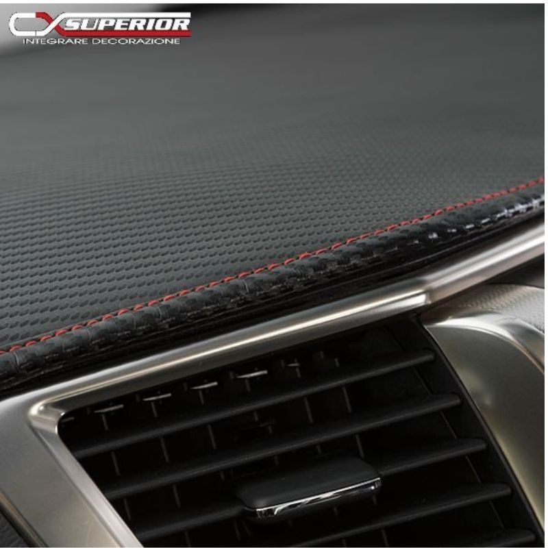 受注生産3week カーボンルック ダッシュマット アルファード 20系 H20 5-27 1 センタースピーカー無し レッドステッチ 車 カスタム パーツ 内装 おしゃれ