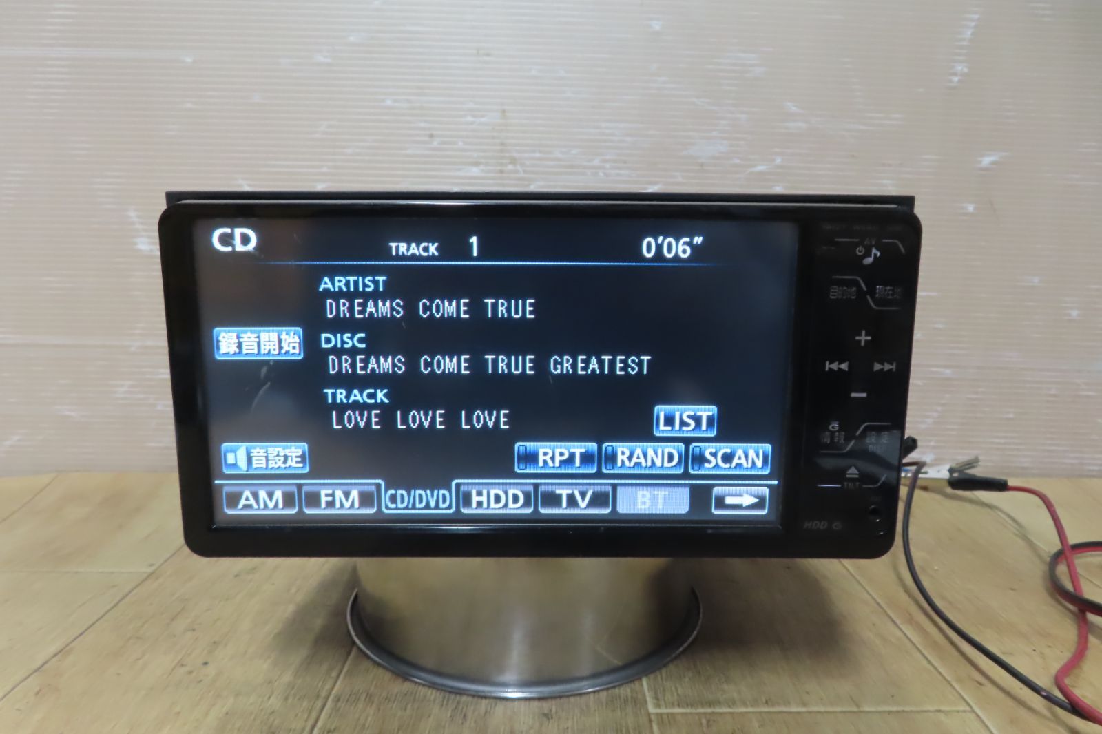 動作保証付☆A195/トヨタ純正 NHZT-W58G HDDナビ 地図2008年 地デジフルセグ Bluetooth内蔵 CD DVD再生OK  本体のみ - メルカリ