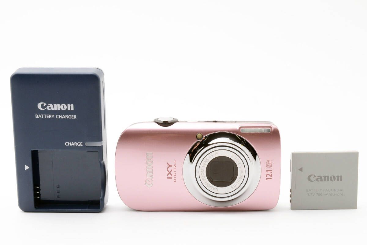 ☆極上美品☆キャノン Canon IXY DIGITAL 510 IS ピンク コンパクト