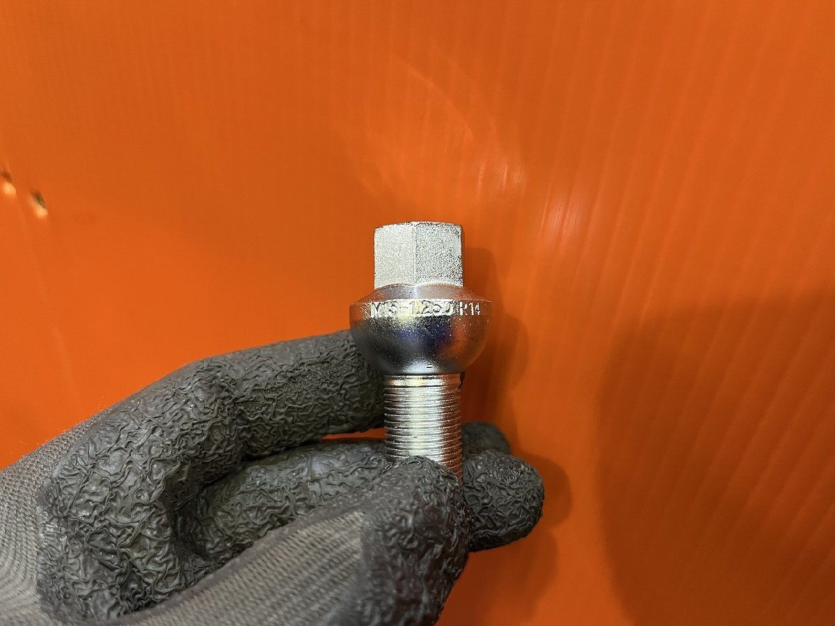 球面ボルト 14R M15×P1.25 首下 30mm 17HEX】外車用ボルト ラグボルト 
