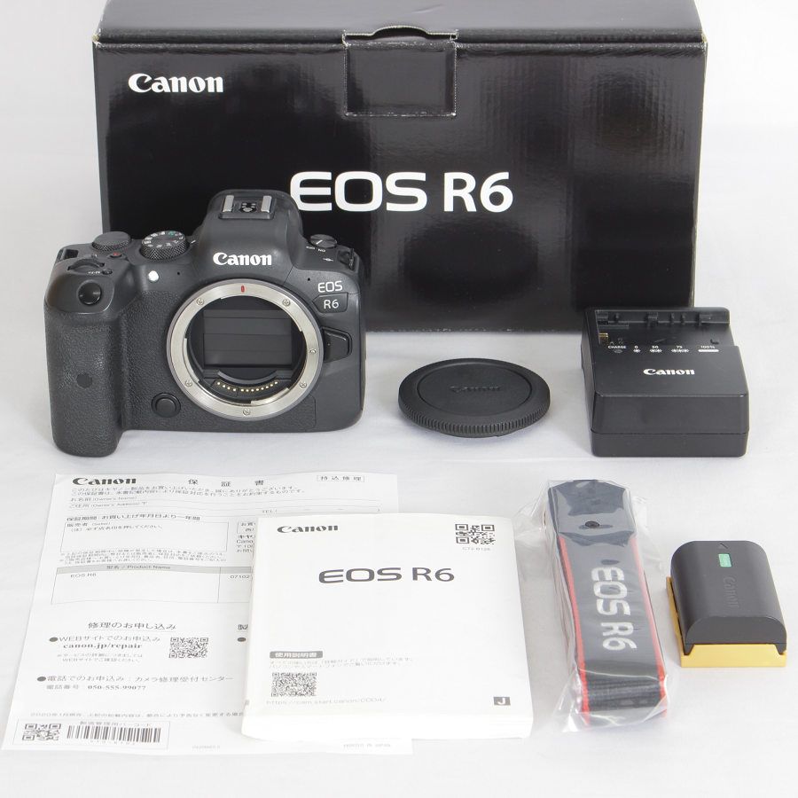 キヤノン EOS R6 ボディ ミラーレス一眼カメラ 35mmフルサイズ Canon ...