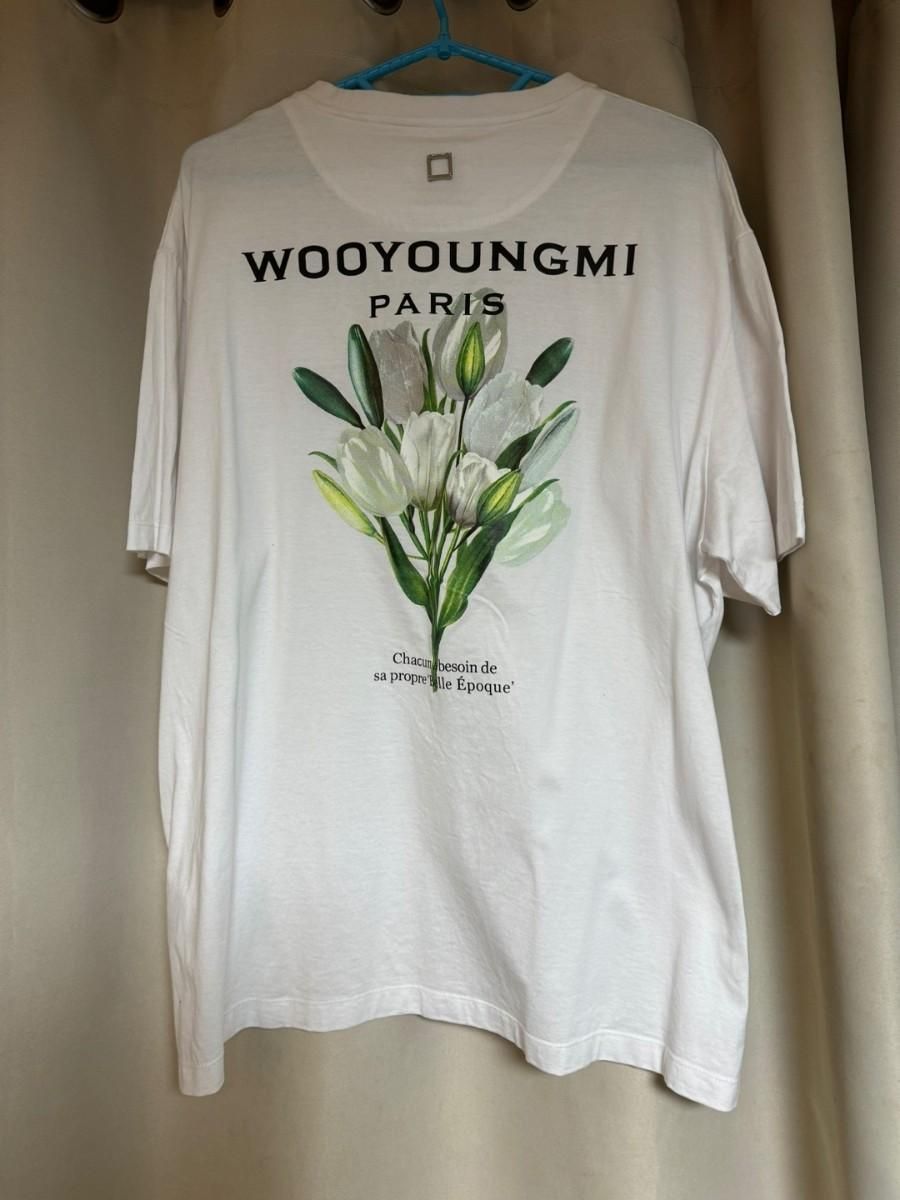 【Bunjang商品韓国直送】23ss WOOYOUNGMI(ウーヨンミ) フラワーチューリップ 白 52 サイズ