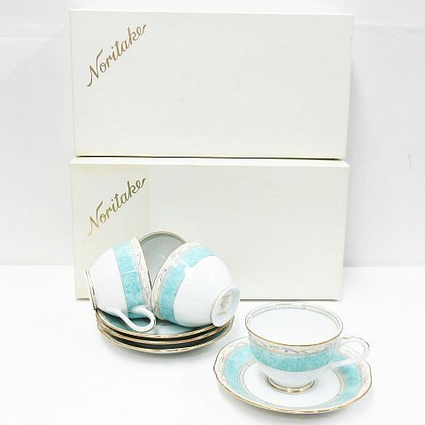 Noritake ノリタケ ハナレイク 華麗句 カップ＆ソーサー 4客セット