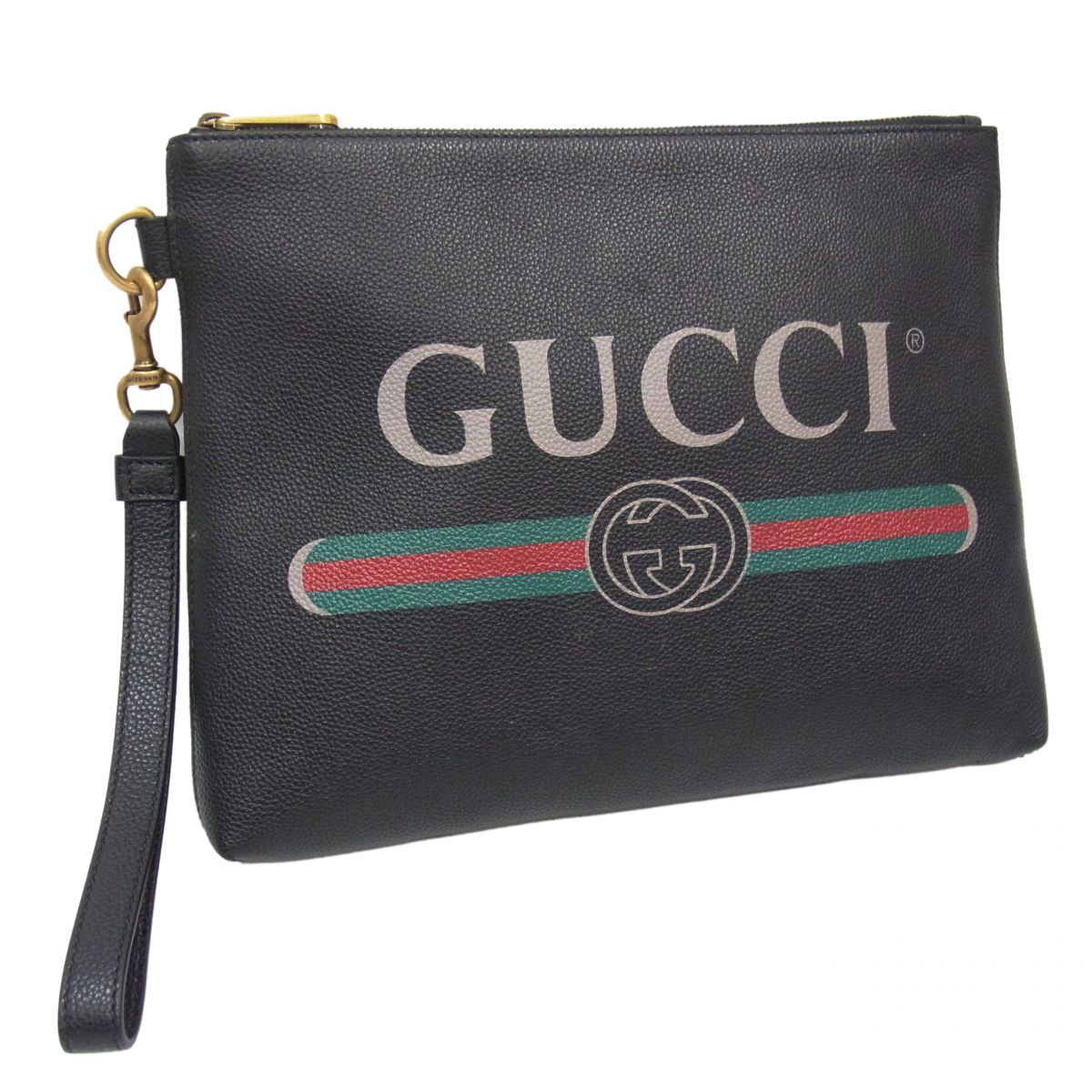 極美品 定価108,900円◇グッチ GUCCI ポートフォリオ クラッチバッグ