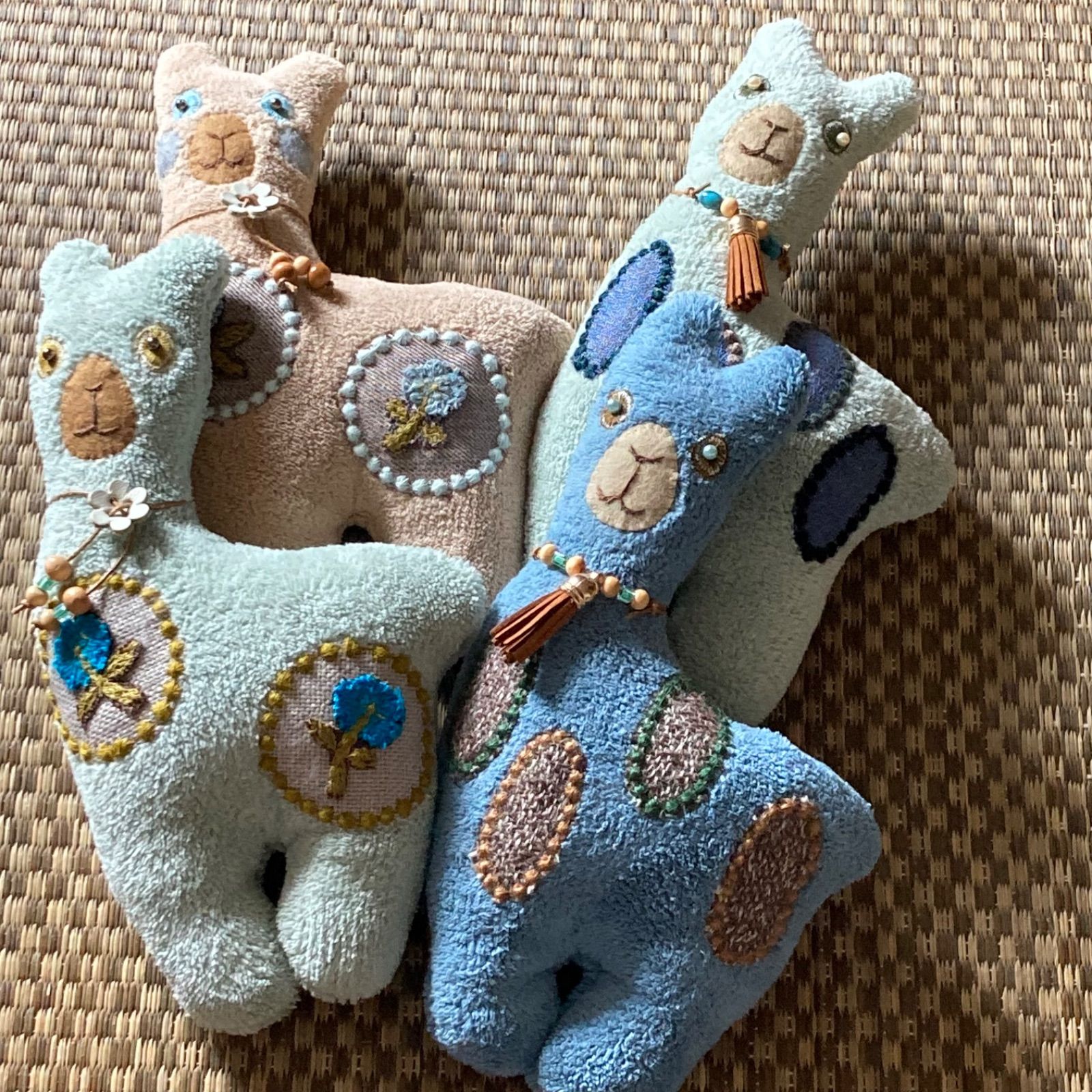 ミナペルホネン＊ハンドメイド＊ぬいぐるみ＊ママうさこ② ミナ ペルホネン×ナタリー・レテ“ウサギ”のぬいぐるみ
