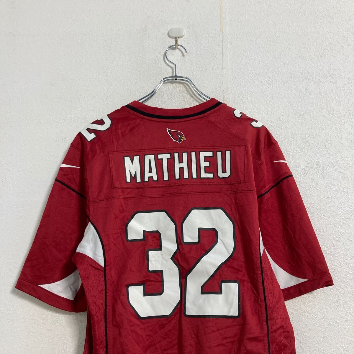 NFL フットボール　ユニフォーム M NFL ゲームシャツ M レッド アメフト ユニフォーム 古着卸 アメリカ仕