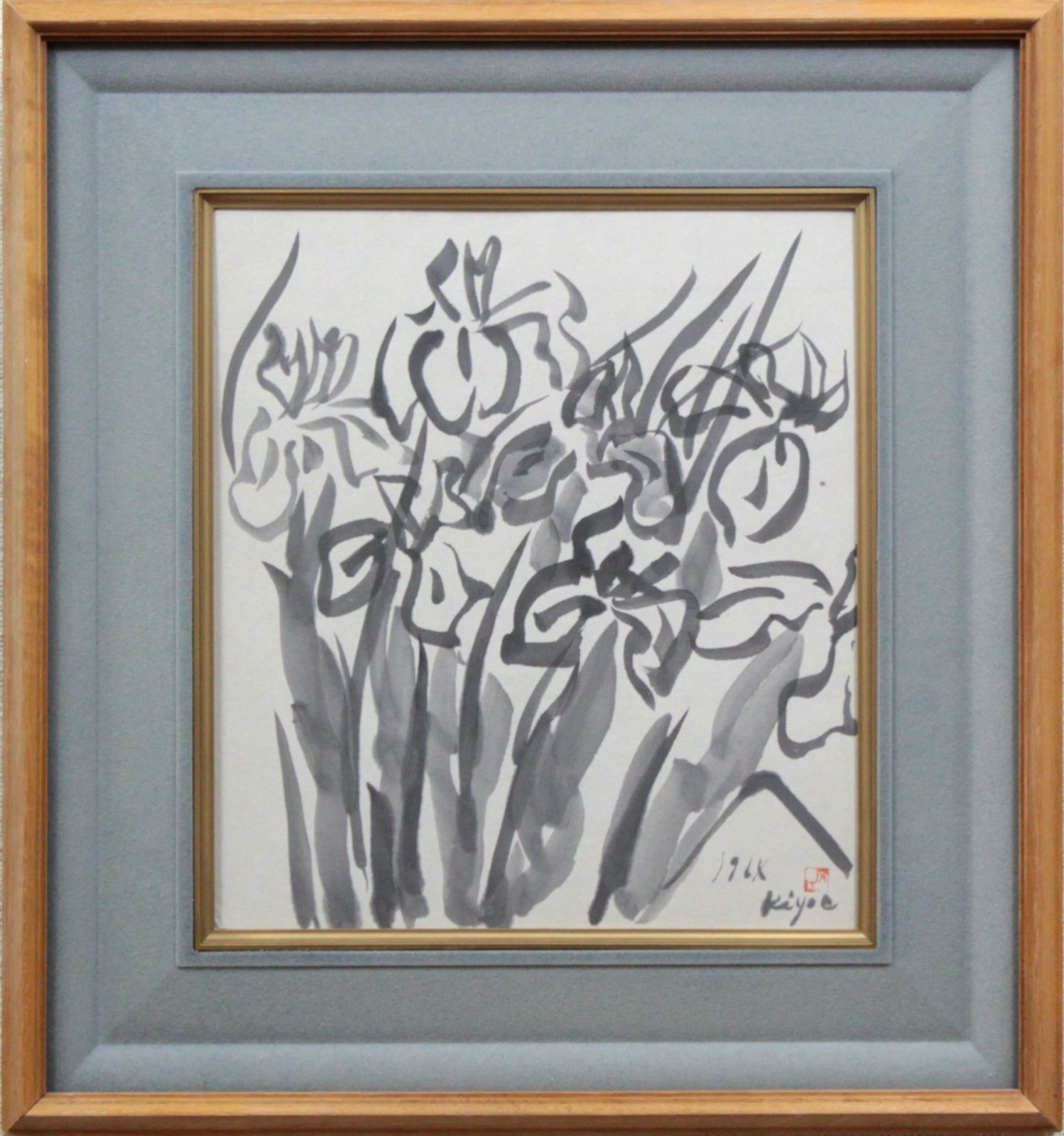 加藤清江『あいりす』墨彩画 絵画 加藤清江『あいりす』墨彩画 絵画 - メルカリ