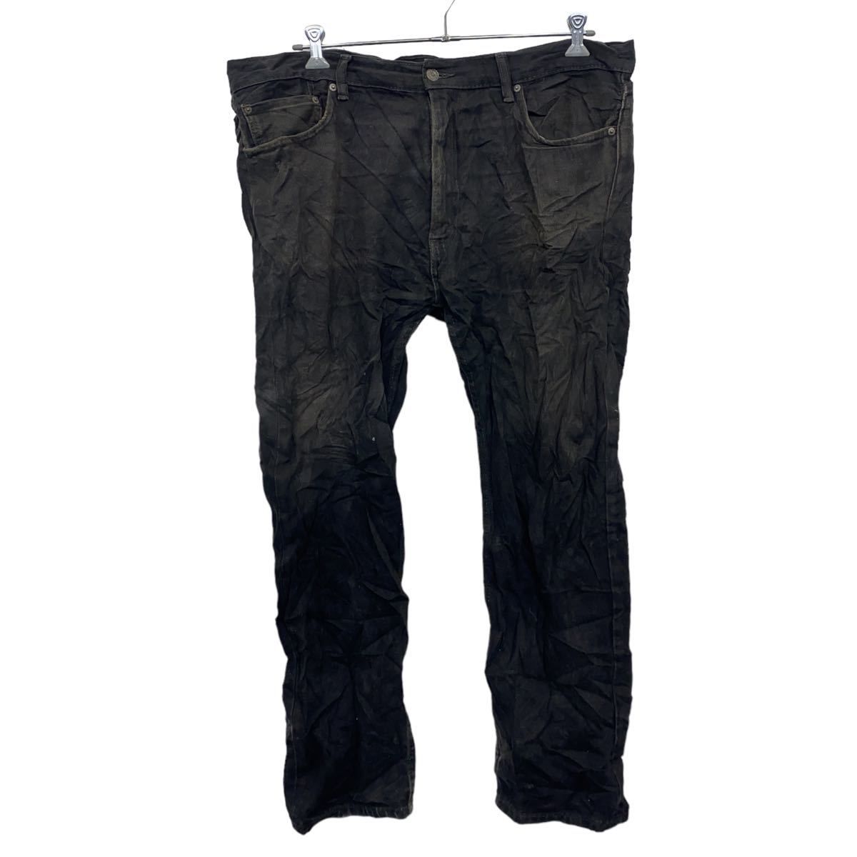 Levi's 505 デニムパンツ W40 リーバイス ビッグサイズ レギュラーフィット ブラック 古着卸 アメリカ仕入 2302-576