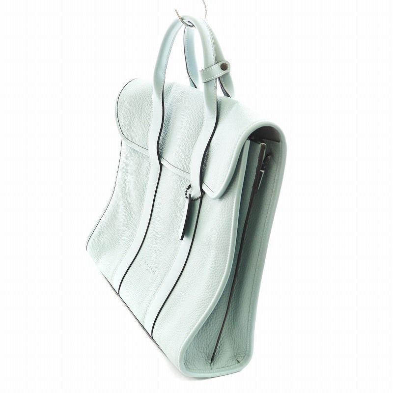 コーチ ゴッサムポートフォリオ 2way ビジネスバック レザー ネイビー