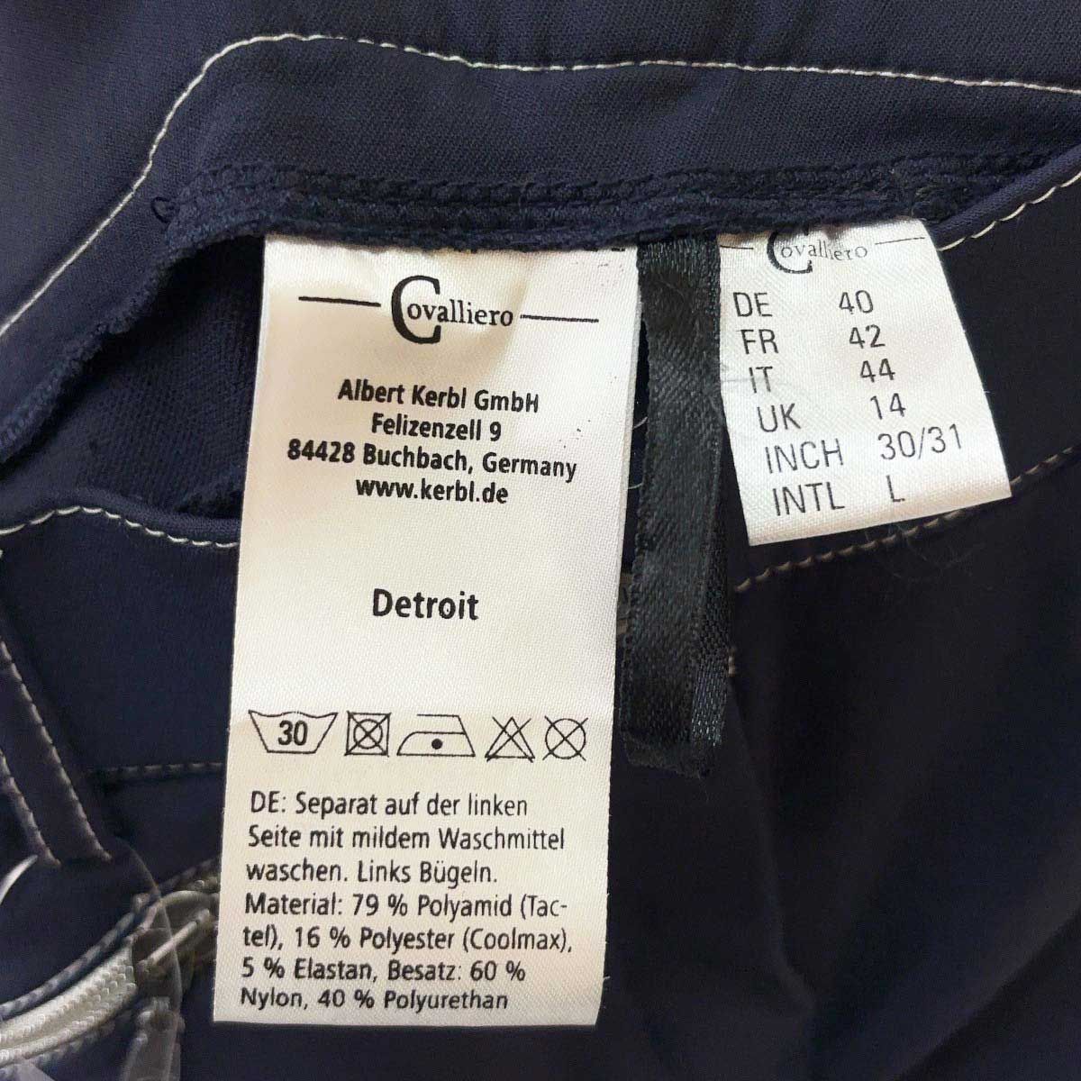 【中古・未使用品】Covalliero カバリエロ Riding Breeches Detroit キュロット 44 ネイビー レディース 乗馬 馬術 中古・未使用品】Covalliero カバリエロ Riding Breeches