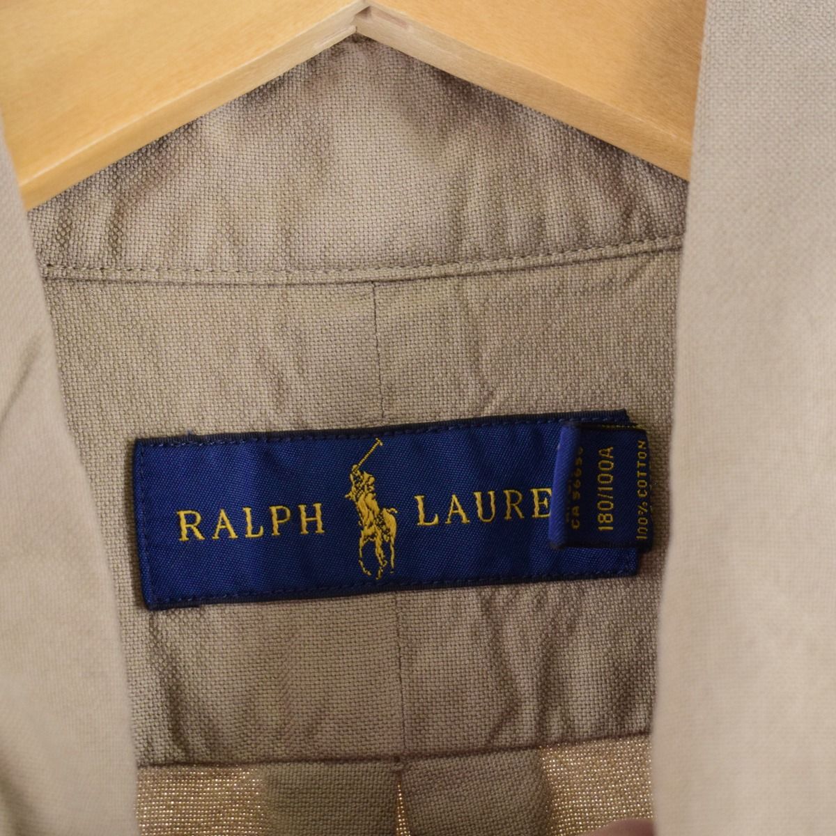 在庫有 古着 ラルフローレン Ralph Lauren 長袖 ボタンダウンシャツ