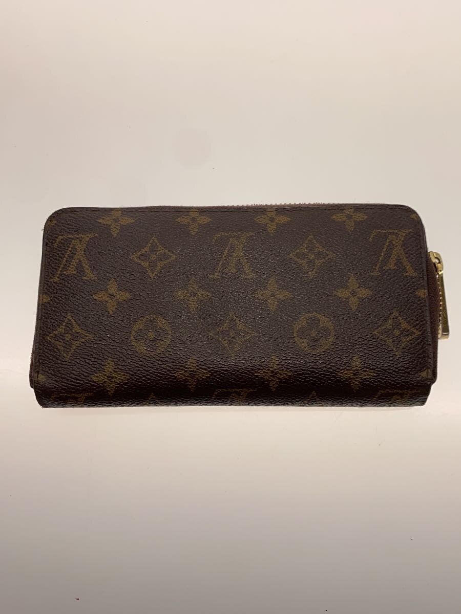 LOUIS VUITTON 2)ジッピー・ウォレット_モノグラム・キャンバス_BRW_ブラウン PVC ブラウン メンズ - メルカリ