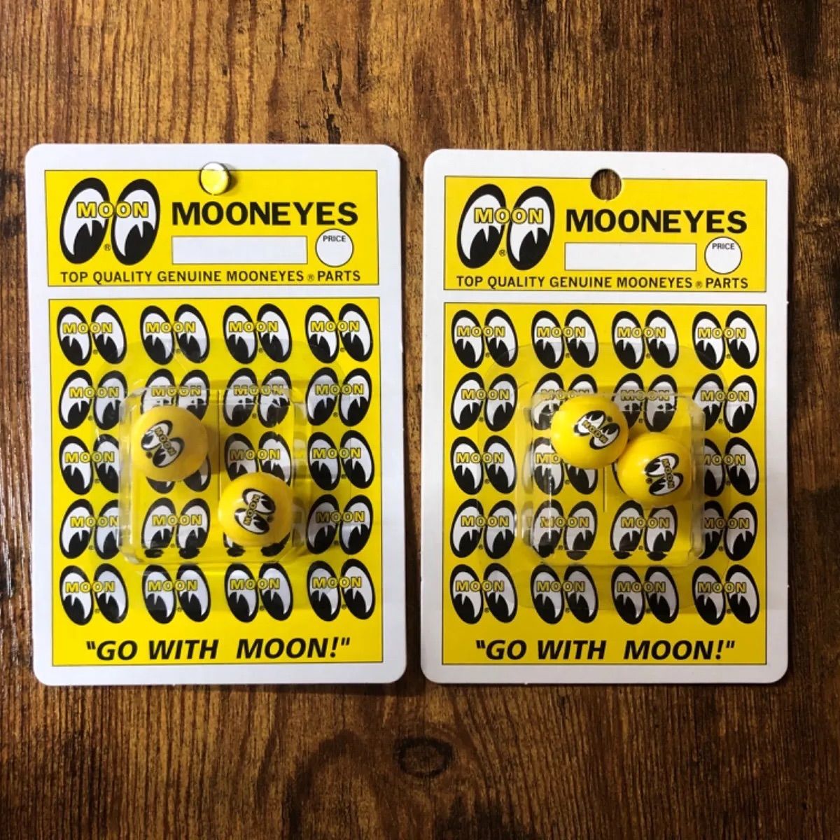 MOONEYES エアバルブ キャップ 2セット(4個) ムーンアイズ