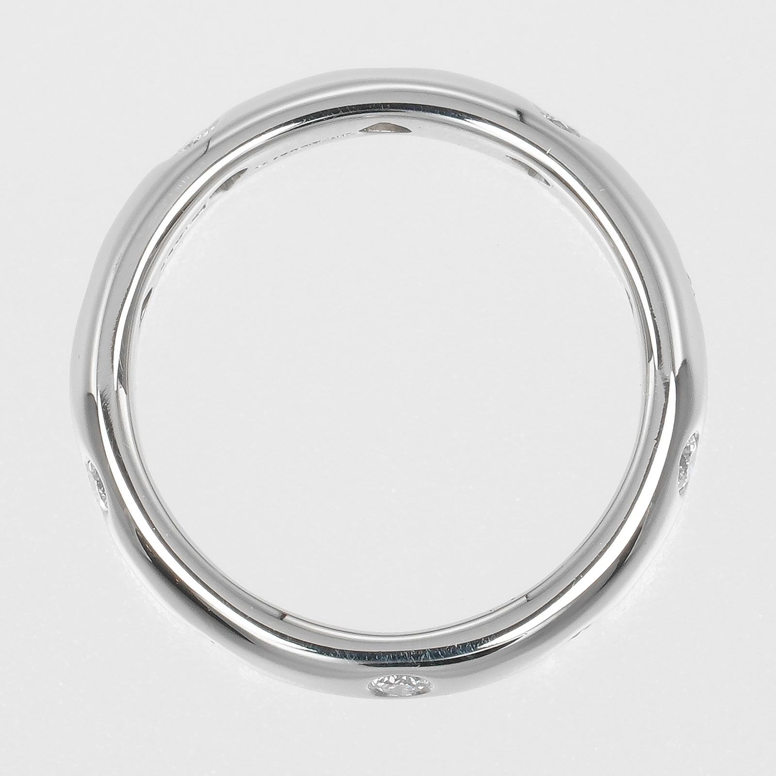 TIFFANY&Co.】ティファニー ドッツ Pt950プラチナ×ダイヤモンド 7.5号