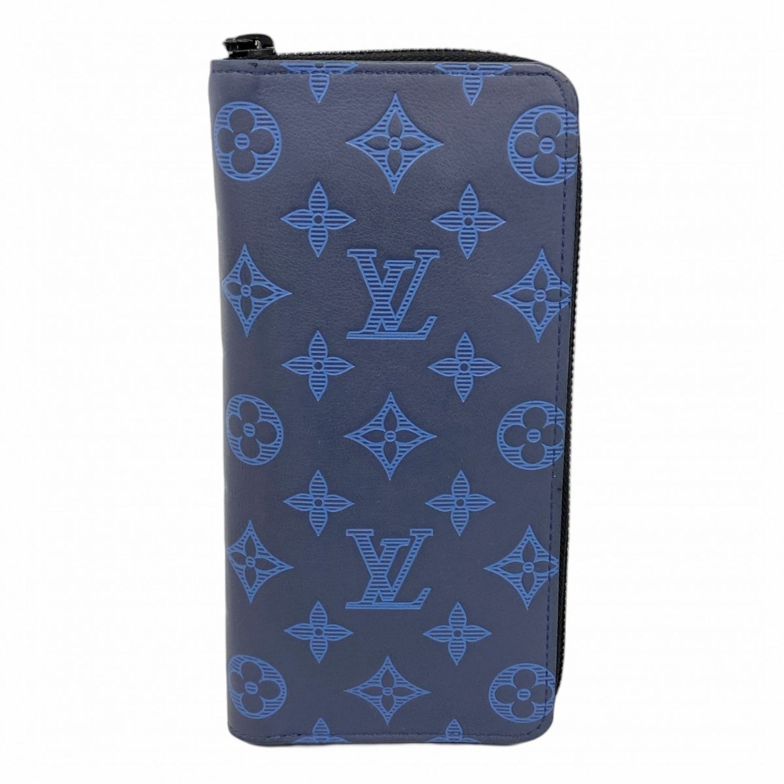 ルイ ヴィトン Louis Vuitton ルイ ヴィトン 長財布 モノグラム シャドウ ジッピーウォレットヴェルティカル M80423 ネイビーメンズ