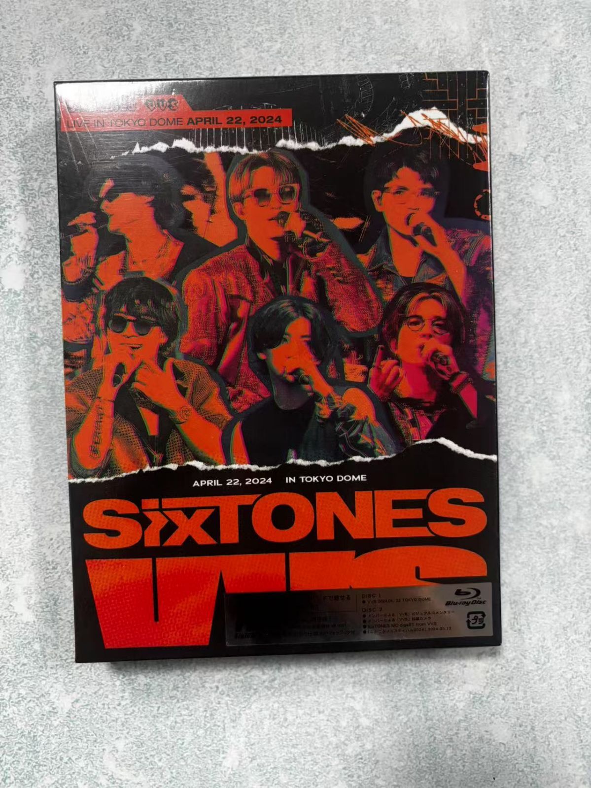 SixTONES/　VVS 初回盤＋通常盤 Blu-ray 東京ドーム SixTONES VVS in TOKYO DOME Blu-lay - メルカリ
