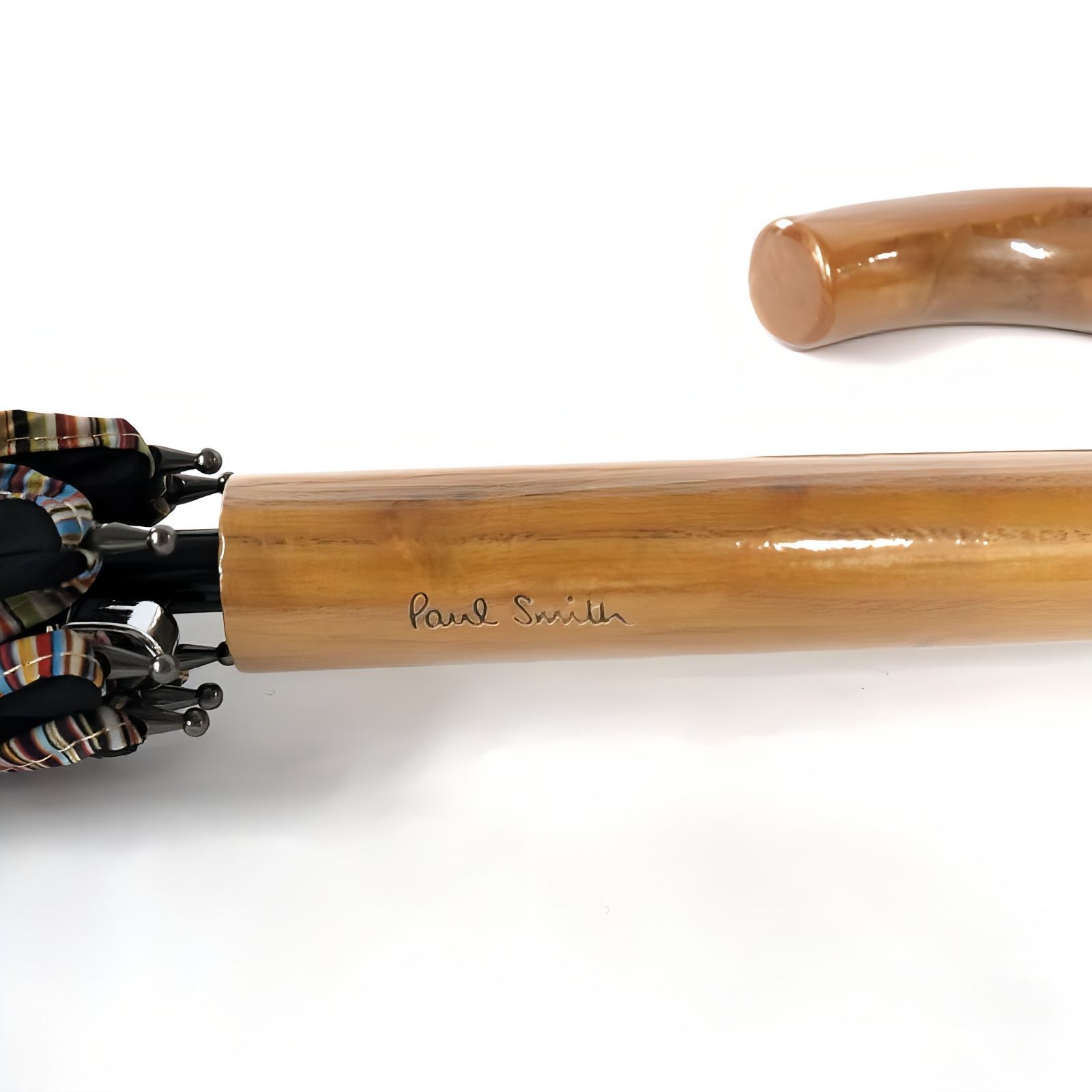 ポールスミス PAUL SMITH 長傘 メンズ ブラック マルチ ブランド おしゃれ 記念 プレゼント ギフト