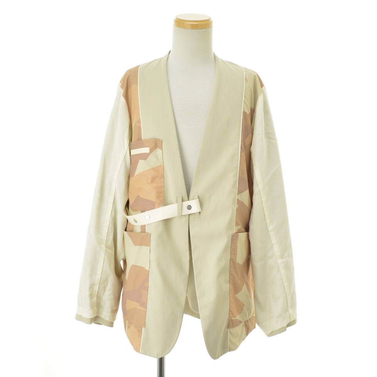 2【ANEI / アーネイ】C.L. JKT REV CAMO リバーシブルテーラード 