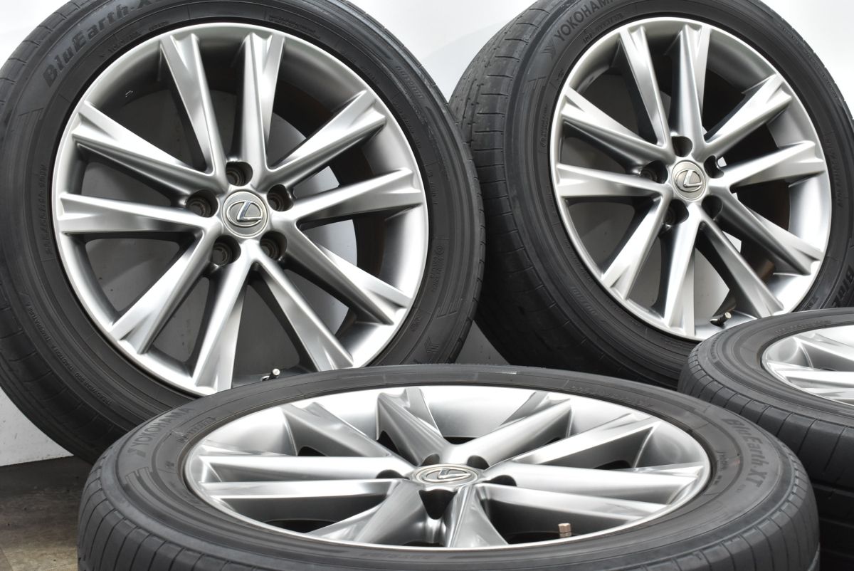 ○LEXUS レクサス 純正 RX 19インチ 7.5J +35 PCD 114.3 5H ホイール 4 